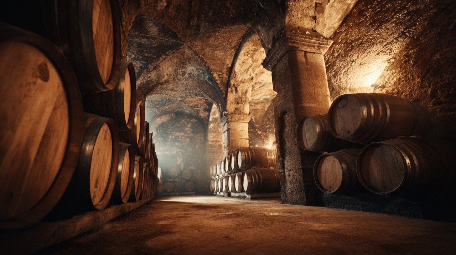 Élevage en fûts des vins de Châteauneuf-du-Pape pour complexité et profondeur